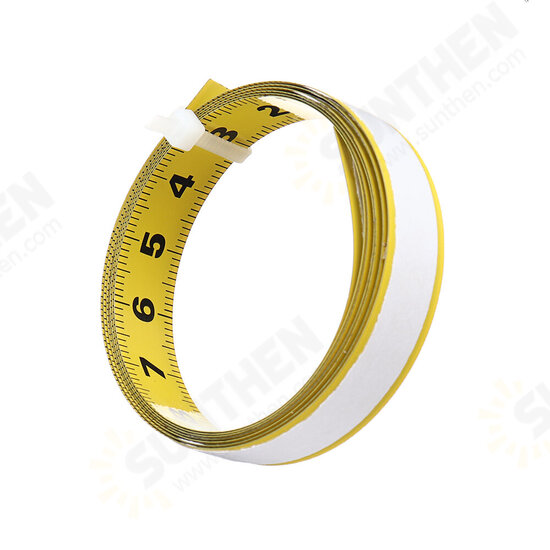 Self Adhesive Metric Ruler Miter Track Tape Measure Steel Miter Saw Scale For T-track Router Table Band Saw Woodworking Tool Self Adhesive Metric Ruler Miter Track Tape Measure Steel Miter Saw Scale For T-track Router Table Band Saw Woodworking Tool