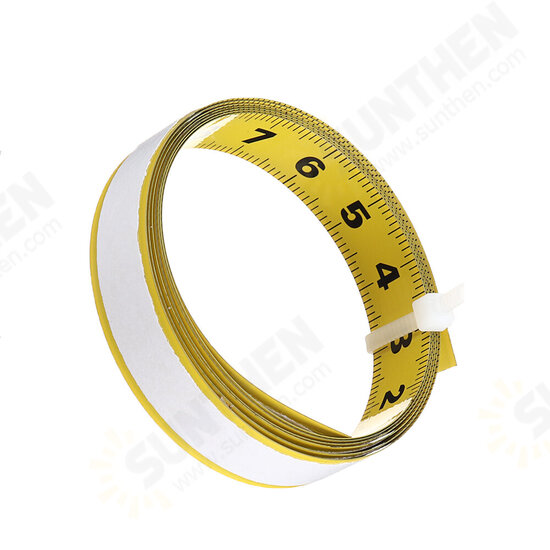 Self Adhesive Metric Ruler Miter Track Tape Measure Steel Miter Saw Scale For T-track Router Table Band Saw Woodworking Tool Self Adhesive Metric Ruler Miter Track Tape Measure Steel Miter Saw Scale For T-track Router Table Band Saw Woodworking Tool