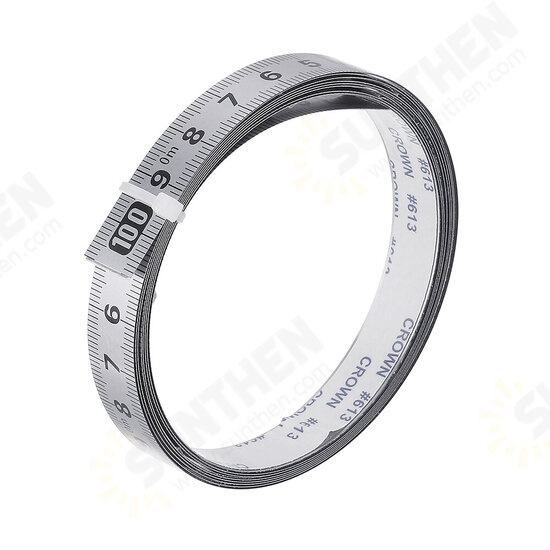 Silver Self Adhesive Metric Ruler Miter Track Tape Measure Stainless Steel Miter Saw Scale For T-track Router Table Band Saw Woodworking Tools Silver Self Adhesive Metric Ruler Miter Track Tape Measure Stainless Steel Miter Saw Scale For T-track Router Table Band Saw Woodworking Tools