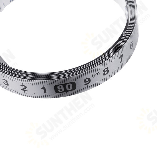 Silver Self Adhesive Metric Ruler Miter Track Tape Measure Stainless Steel Miter Saw Scale For T-track Router Table Band Saw Woodworking Tools Silver Self Adhesive Metric Ruler Miter Track Tape Measure Stainless Steel Miter Saw Scale For T-track Router Table Band Saw Woodworking Tools