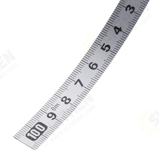 Silver Self Adhesive Metric Ruler Miter Track Tape Measure Stainless Steel Miter Saw Scale For T-track Router Table Band Saw Woodworking Tools Silver Self Adhesive Metric Ruler Miter Track Tape Measure Stainless Steel Miter Saw Scale For T-track Router Table Band Saw Woodworking Tools