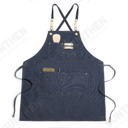 Sleeveless Apron Waterproof Woodworking Anti-fouling Polyester Apron For DIY Woodworking Enthusiast