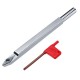 Square Shank Wood Turning Tool Carbide Insert Cutter/Auminum Alloy Handle Wood Lathe Tool Square Shank Wood Turning Tool Carbide Insert Cutter/Auminum Alloy Handle Wood Lathe Tool