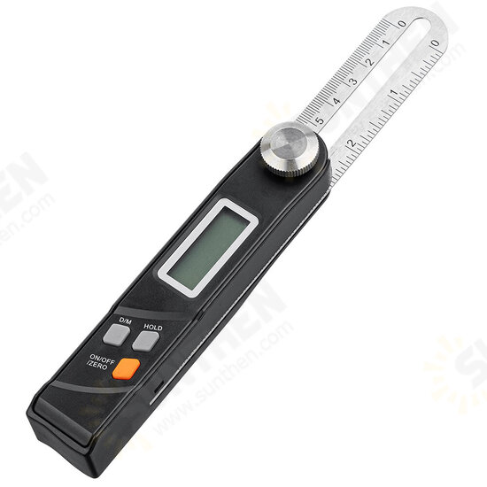 Stainless Steel 360 Degree Gauge Digital Protractor T Bevel Electronic Level Battery Operated LCD Display Angle Finder Sliding Stainless Steel 360 Degree Gauge Digital Protractor T Bevel Electronic Level Battery Operated LCD Display Angle Finder Sliding