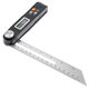 Stainless Steel 360 Degree Gauge Digital Protractor T Bevel Electronic Level Battery Operated LCD Display Angle Finder Sliding Stainless Steel 360 Degree Gauge Digital Protractor T Bevel Electronic Level Battery Operated LCD Display Angle Finder Sliding