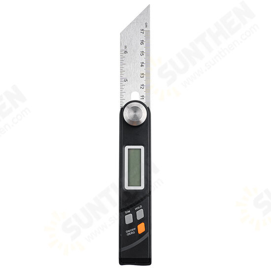 Stainless Steel 360 Degree Gauge Digital Protractor T Bevel Electronic Level Battery Operated LCD Display Angle Finder Sliding Stainless Steel 360 Degree Gauge Digital Protractor T Bevel Electronic Level Battery Operated LCD Display Angle Finder Sliding