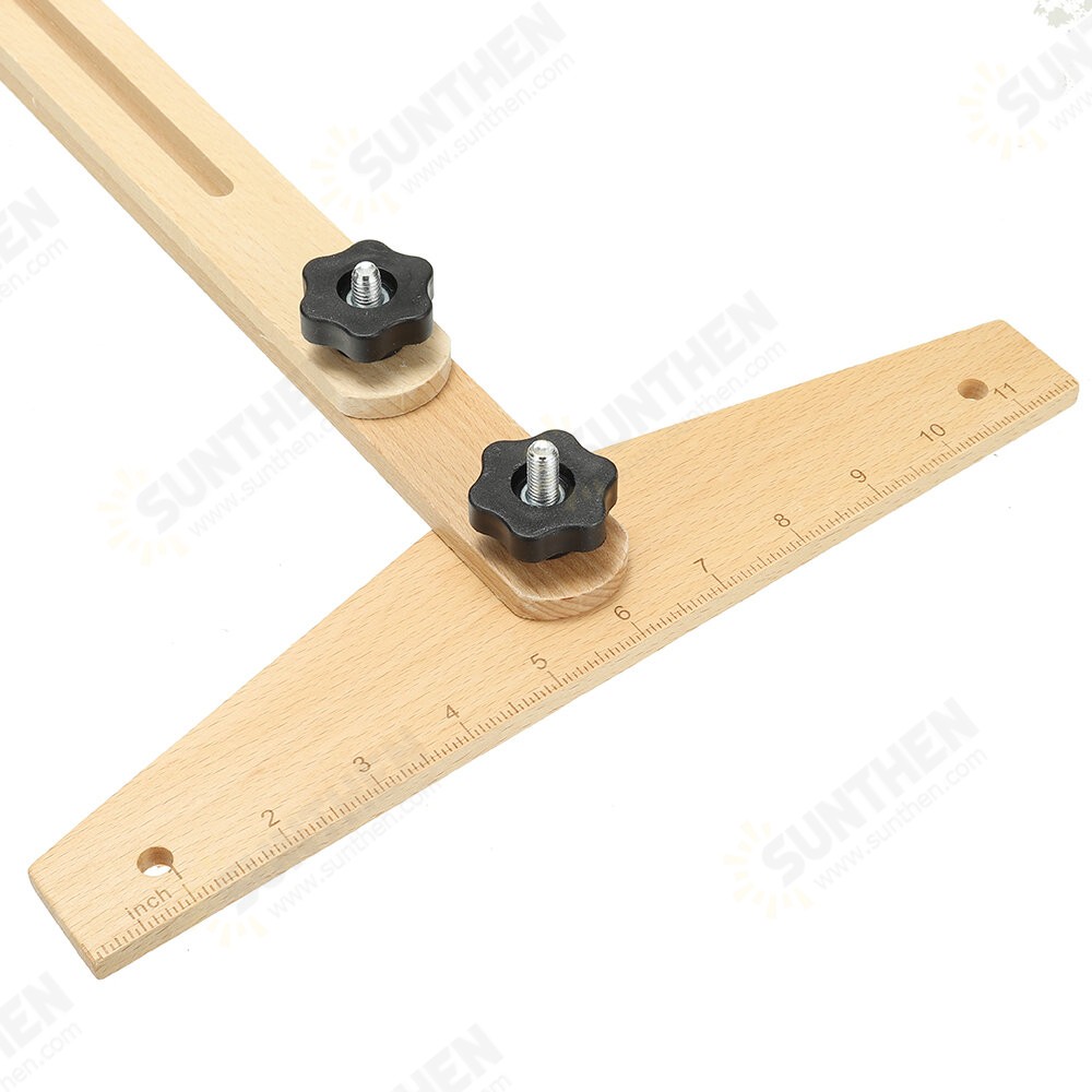 Stair Tread Gauge Stair Layout Tool Wood Stair Jig for Measuring Shelf