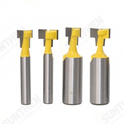 T Slot Woodworking Milling Cutter Keyhole Cutter Screw Hole Milling Cutter T-knife Woodworking Tools