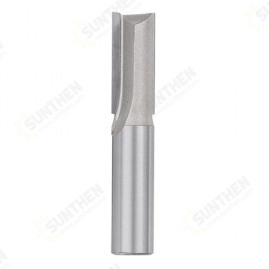 1/4 1/2 Inch Shank Extended Straight Dual Edged Router Bit Carpenter Milling Cutter