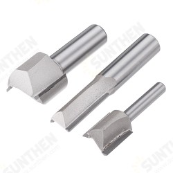 1/4 1/2 Inch Shank Extended Straight Dual Edged Router Bit Carpenter Milling Cutter 1/4 1/2 Inch Shank Extended Straight Dual Edged Router Bit Carpenter Milling Cutter