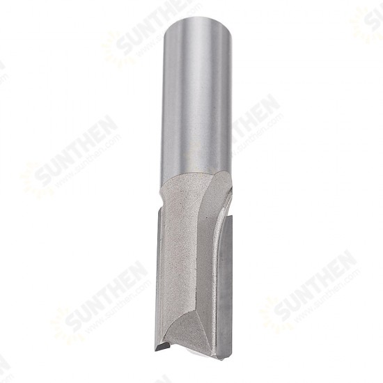 1/4 1/2 Inch Shank Extended Straight Dual Edged Router Bit Carpenter Milling Cutter