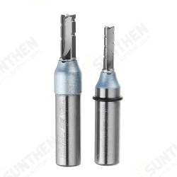 TCT 3 Flute Straight Cutter 1/2 Three-blade Woodworking Trimming Engraving Slotting Milling Cutter