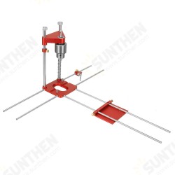 Upgraded All Aluminum Alloy Adjustable Woodworking Drill Locator Guide With 8pcs Extension Rods Flip Stops and Wrench For Positioning Tools Hole Drill Upgraded All Aluminum Alloy Adjustable Woodworking Drill Locator Guide With 8pcs Extension Rods Flip Stops and Wrench For Positioning Tools Hole Drill