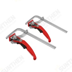 2PCS Alloy Steel Upgrade Quick Ratchet Track Saw Guide Rail Clamp MFT Clamp for MFT Table and Guide Rail System Woodworking Clamp 2PCS Alloy Steel Upgrade Quick Ratchet Track Saw Guide Rail Clamp MFT Clamp for MFT Table and Guide Rail System Woodworking Clamp