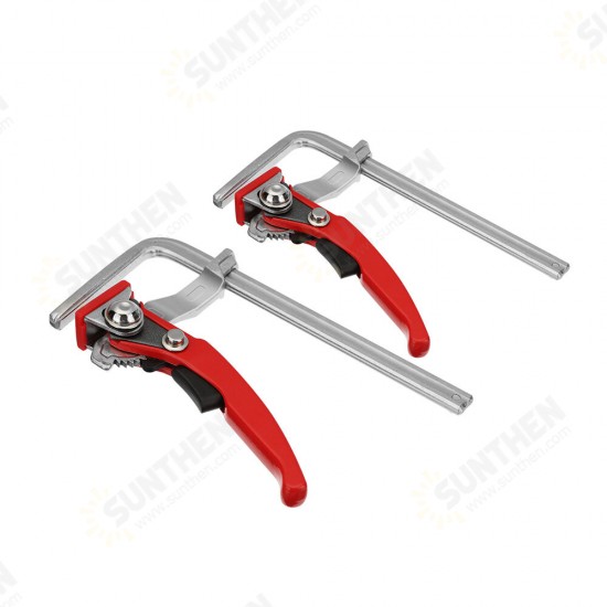 2PCS Alloy Steel Upgrade Quick Ratchet Track Saw Guide Rail Clamp MFT Clamp for MFT Table and Guide Rail System Woodworking Clamp