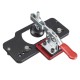 Aluminum Alloy 35MM Hinge Boring Hole Drill Guide Hinge Jig with Clamp For Woodworking Cabinet Door Installation
