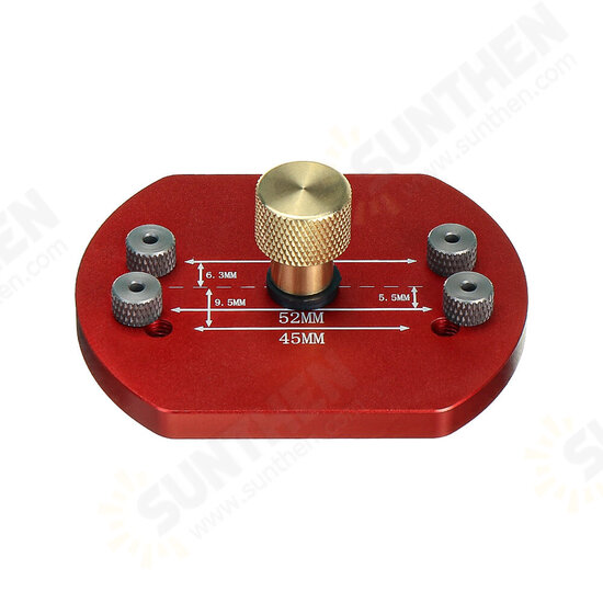 Aluminum Alloy 35MM Hinge Boring Hole Drill Guide Hinge Jig with Clamp For Woodworking Cabinet Door Installation Aluminum Alloy 35MM Hinge Boring Hole Drill Guide Hinge Jig with Clamp For Woodworking Cabinet Door Installation