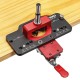 Aluminum Alloy 35MM Hinge Boring Hole Drill Guide Hinge Jig with Clamp For Woodworking Cabinet Door Installation