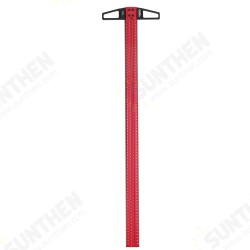 TS Precision Woodworking Line Scriber Marking T Ruler with Pen Aluminum Alloy Hole Positioning Marking Gauge 300/400/500/600/760mm TS Precision Woodworking Line Scriber Marking T Ruler with Pen Aluminum Alloy Hole Positioning Marking Gauge 300/400/500/600/760mm