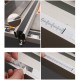 0.6-2.5M Stainless Steel Self Adhesive Metric Ruler Miter Track Tape Measure Saw Scale For T-track Router Table Band Saw Table Saw Woodworking Tools