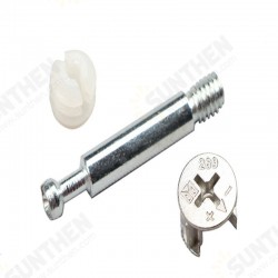 20PCS 3-in-1 Eccentric Wheel Connecting Piece Furniture Screw Nut Kit Fit For Dowel Jig Furniture Wardrobe Link Connection 20PCS 3-in-1 Eccentric Wheel Connecting Piece Furniture Screw Nut Kit Fit For Dowel Jig Furniture Wardrobe Link Connection
