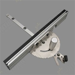 Miter Gauge Aluminium Profile Fence W/ Track Stop Table Saw Router Miter Gauge Saw Assembly Ruler For Woodworking Tools Miter Gauge Aluminium Profile Fence W/ Track Stop Table Saw Router Miter Gauge Saw Assembly Ruler For Woodworking Tools