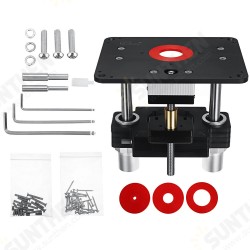 Woodworking Heavy Duty Router Lift Router Table Insert Plate with Aluminium Router Insert Plate Woodworking Tools Woodworking Heavy Duty Router Lift Router Table Insert Plate with Aluminium Router Insert Plate Woodworking Tools