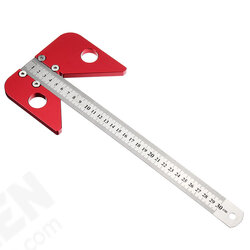 Woodworking Center Scriber 45 Degrees Angle Line Caliber Ruler Wood Measuring Scribe Tool Woodworking Center Scriber 45 Degrees Angle Line Caliber Ruler Wood Measuring Scribe Tool