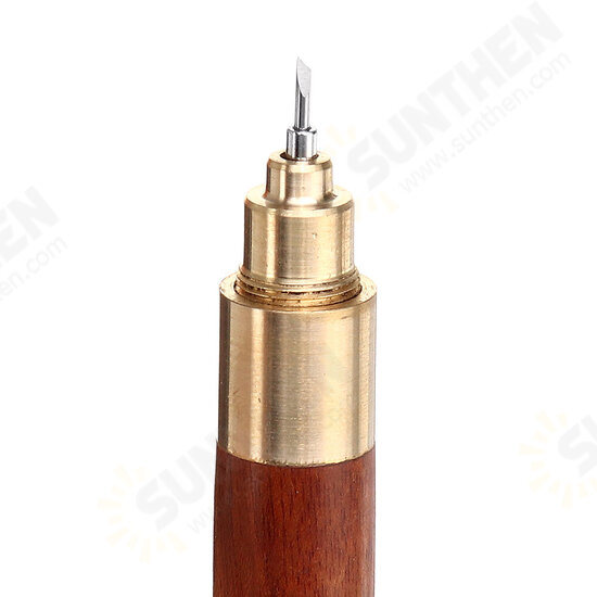 Woodworking Scriber Marking Pen Dual-use Gel-ink Pen Alloy Cutter Tip Carving Tool Paper Cutter