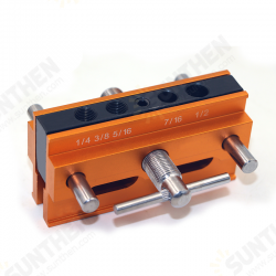 Woodworking Self-Centering Hole Punch Locator Drill Guide Set Doweling Jig Kit Woodworking Self-Centering Hole Punch Locator Drill Guide Set Doweling Jig Kit