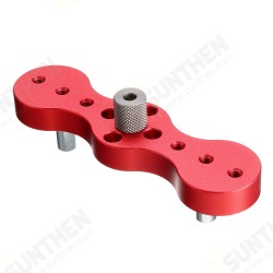 X600-4 Round Dowel Punch Wood Dowelling Self Centering Dowel Jig Drill Guide Kit Woodworking Hole Puncher Locator Carpentry Tools