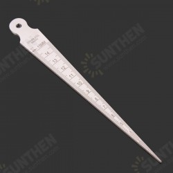 1-15mm/ 1/32-5/8 Inch Stainless Welding Taper Gauge Measure Tool 1-15mm/ 1/32-5/8 Inch Stainless Welding Taper Gauge Measure Tool