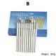 10pcs Professional Carving Chisel Knife Hand Tool Set Stainless Steel Wax Carving Tool