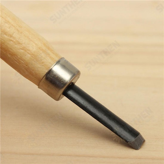 10pcs Wood Carving Chisel Set High Carbon Steel with Wooden Handle