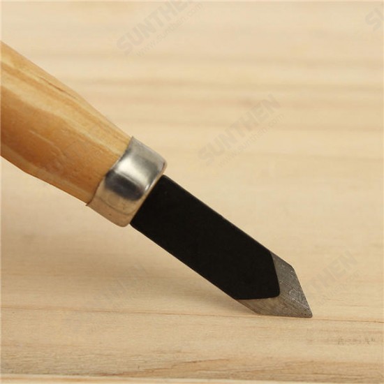 10pcs Wood Carving Chisel Set High Carbon Steel with Wooden Handle