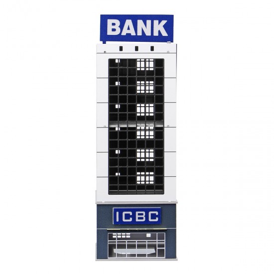 1/150 Outland Modern Building Model Bank N Scale for GUNDAM Gifts