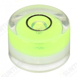 12x7mm Tiny Disc Bubble Spirit Level Round Circle Circular Green Tripod 12x7mm Tiny Disc Bubble Spirit Level Round Circle Circular Green Tripod