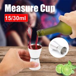 15/30ml Stainless Steel Measure Cup Drink Shot Ounce Jigger Bar Mixed Cocktail Tool 15/30ml Stainless Steel Measure Cup Drink Shot Ounce Jigger Bar Mixed Cocktail Tool