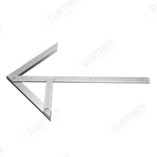 200x150mm Metric Centering Square Guaging Marker Center Gauge Round Bar Marking Finder