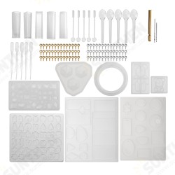 229Pcs DIY Handmade Resin Casting Molds Kit Making Jewelry Pendant Craft Tools 229Pcs DIY Handmade Resin Casting Molds Kit Making Jewelry Pendant Craft Tools