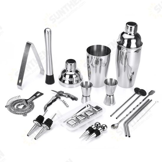 22PCS Cocktail Xixing Tool Alcohol Blending Set Cocktail Mixing Tools Cocktail Shaker Cocktail Set