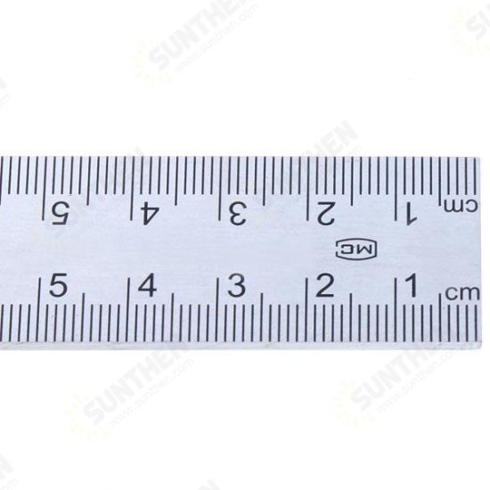 300mm 90 Dgree Wood Working Ruler Horizontal Angle Square Stainless