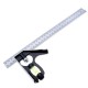 300mm 90 Dgree Wood Working Ruler Horizontal Angle Square Stainless