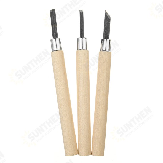 3/4/5/6/8Pcs Wood Carving Tool Chisels Set WoodCarving Kit Woodcut Craft Hand Tools