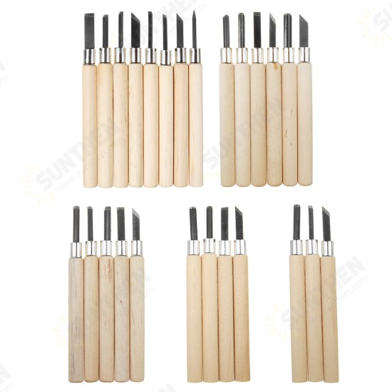 3/4/5/6/8Pcs Wood Carving Tool Chisels Set WoodCarving Kit Woodcut Craft Hand Tools 3/4/5/6/8Pcs Wood Carving Tool Chisels Set WoodCarving Kit Woodcut Craft Hand Tools