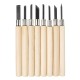 3/4/5/6/8Pcs Wood Carving Tool Chisels Set WoodCarving Kit Woodcut Craft Hand Tools