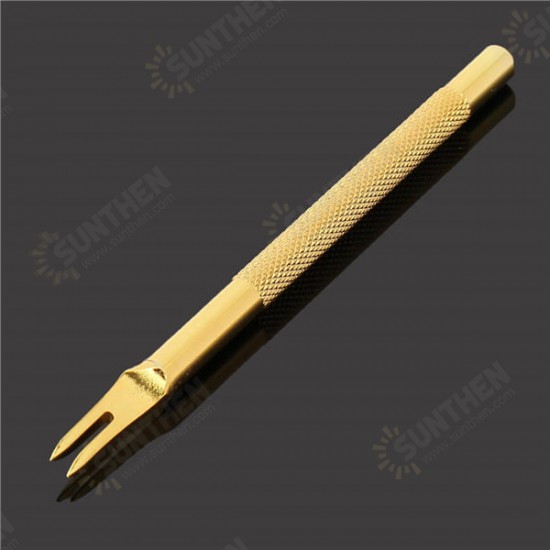 3mm Leather Craft Stitch Diamond Lacing Chisel Punch Tool Set 1/2/4/6 Prong