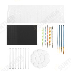 46Pcs Mandala Dotting Tools Rock Painting Kit Dot Art Pen Paint DIY Nail Stencil 46Pcs Mandala Dotting Tools Rock Painting Kit Dot Art Pen Paint DIY Nail Stencil
