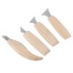 4pcs Wood Carving Tools Set Professional Woodworking Carving Trimming DIY Woodworking Whittling Knife Bevel cutter Hand Tool Kit