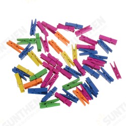 50Pcs Very Small Size 25mm Mini Natural Wooden Clips Photo Clips Clothespin Craft Decorations Clip 50Pcs Very Small Size 25mm Mini Natural Wooden Clips Photo Clips Clothespin Craft Decorations Clip